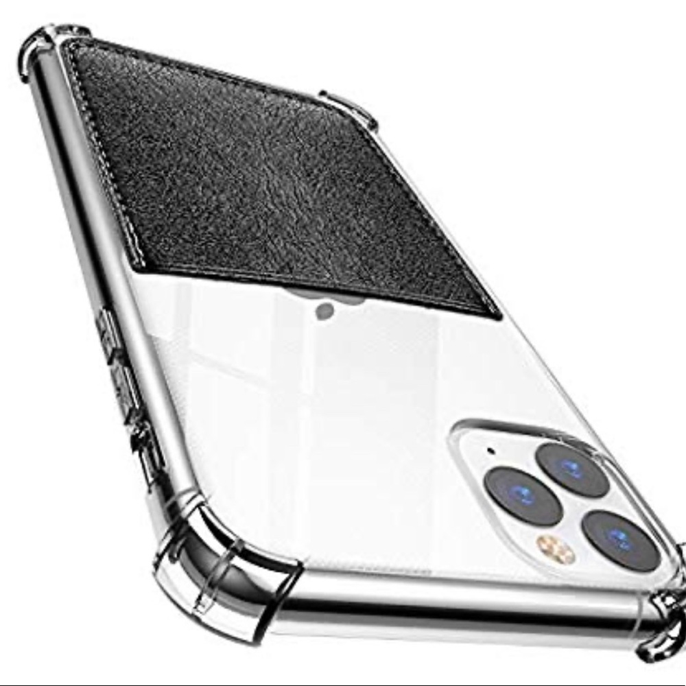 For IPhone 11 Pro Max Clear Case with Card Holder